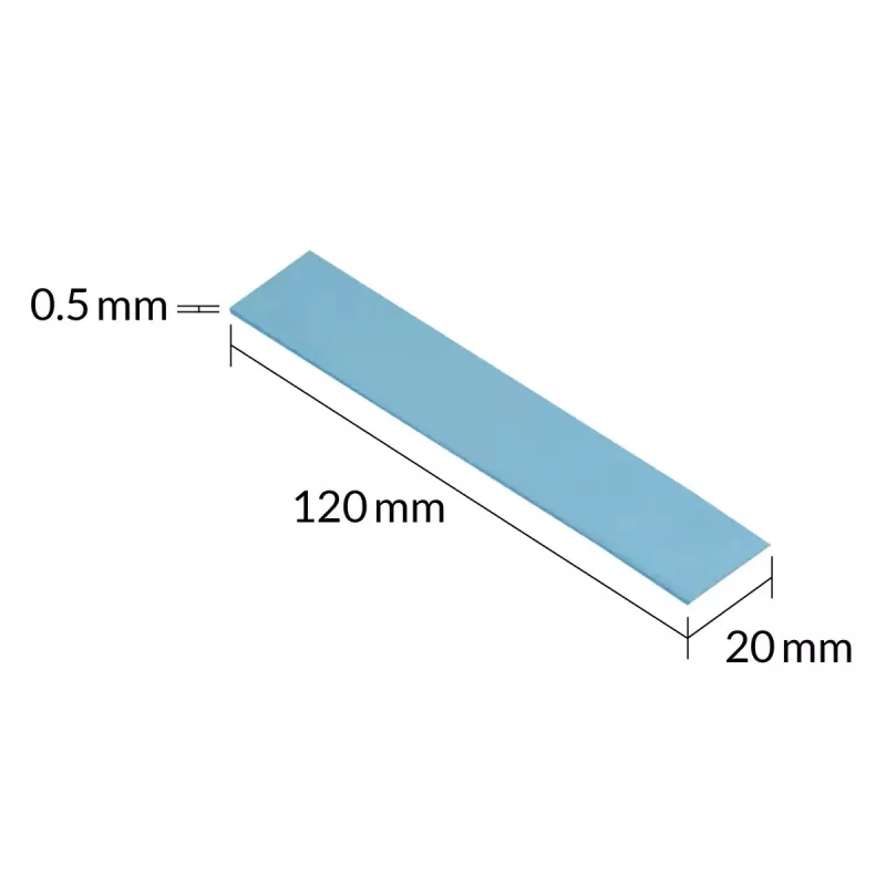 ARCTIC TP-3 Premium Performance termopadi 120 x 20 mm, 0,5 mm