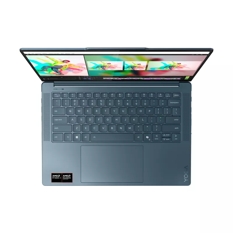Lenovo Yoga Pro 7 14AKP10 Copilot+ PC AMD Ryzen™ AI 7 350 Sülearvuti 36,8 cm (14,5 tolli) 3K 32 GB LPDDR5x-SDRAM 1 TB SSD Wi-Fi 7 (802.11be) Windows 11 Pro Sinine