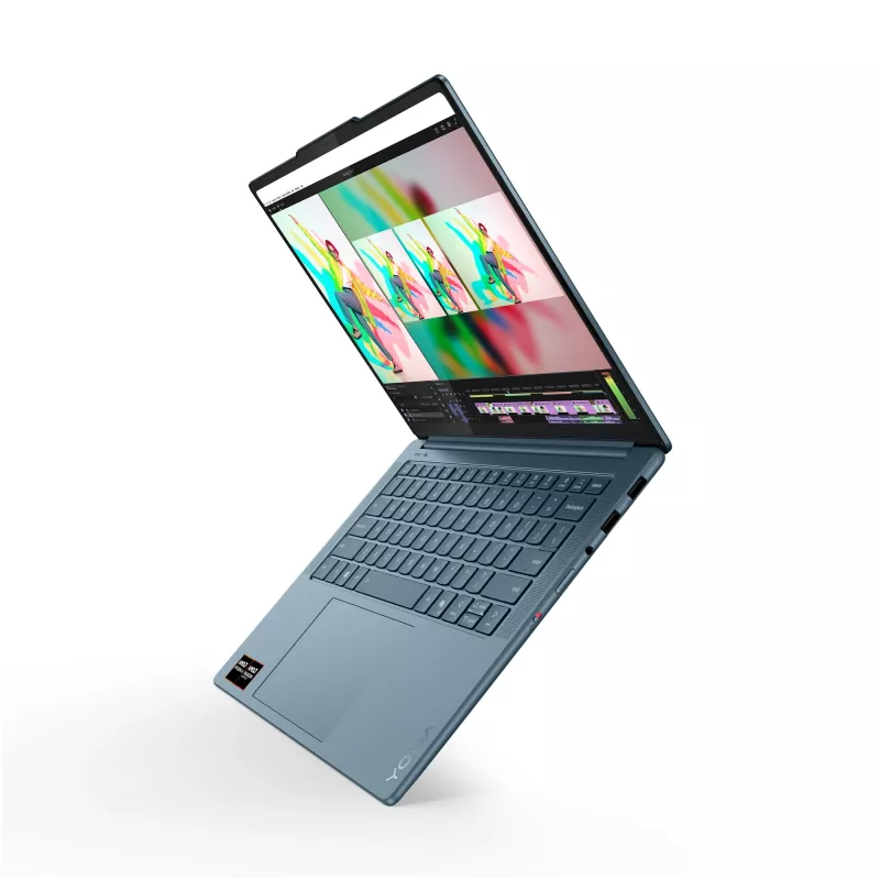 Lenovo Yoga Pro 7 14AKP10 Copilot+ PC AMD Ryzen™ AI 7 350 Sülearvuti 36,8 cm (14,5 tolli) 3K 32 GB LPDDR5x-SDRAM 1 TB SSD Wi-Fi 7 (802.11be) Windows 11 Pro Sinine