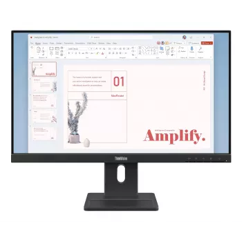 Lenovo ThinkVision E24-40 monitor, 60,5 cm (23,8 tolli), 1920 x 1080 pikslit, Full HD, LCD, 6 ms, must