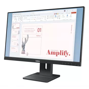 Lenovo ThinkVision E24-40 monitor, 60,5 cm (23,8 tolli), 1920 x 1080 pikslit, Full HD, LCD, 6 ms, must