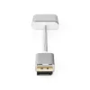 Nedis CCTB37250AL02 videokaabli adapter 0.2 m DisplayPort DVI-D hõbedane