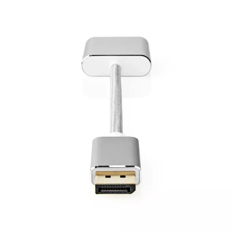 Nedis CCTB37250AL02 videokaabli adapter 0.2 m DisplayPort DVI-D hõbedane