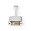 Nedis CCTB37250AL02 videokaabli adapter 0.2 m DisplayPort DVI-D hõbedane