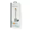 Nedis CCTB37250AL02 videokaabli adapter 0.2 m DisplayPort DVI-D hõbedane