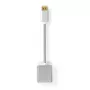 Nedis CCTB37250AL02 videokaabli adapter 0.2 m DisplayPort DVI-D hõbedane