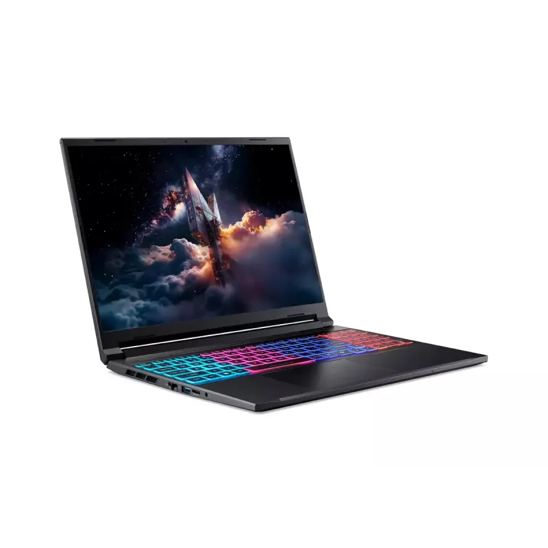 Sülearvuti Acer Nitro V 16S ANV16S-71-77SA — 16 tolli WQXGA (2560×1600), Intel Core 7 240H, 16 GB DDR5, 1 TB SSD, NVIDIA GeForce RTX 5070, Windows 11 Home, must