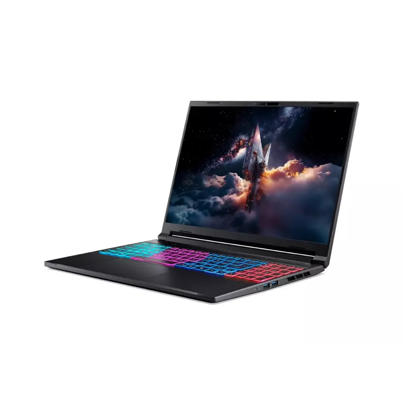 Sülearvuti Acer Nitro V 16S ANV16S-71-77SA — 16 tolli WQXGA (2560×1600), Intel Core 7 240H, 16 GB DDR5, 1 TB SSD, NVIDIA GeForce RTX 5070, Windows 11 Home, must