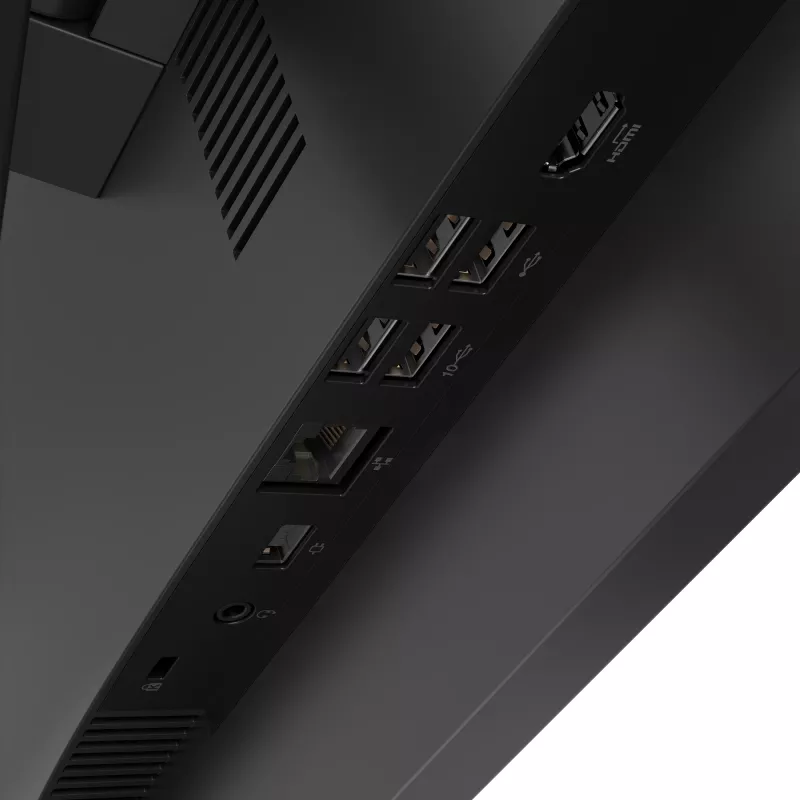 Lenovo V100 Intel® N N100 60,5 cm (23,8 tolli) 1920 x 1080 pikslit All-in-One arvuti 8 GB DDR4-SDRAM 256 GB SSD Windows 11 Pro Wi-Fi 6 (802.11ax) Must