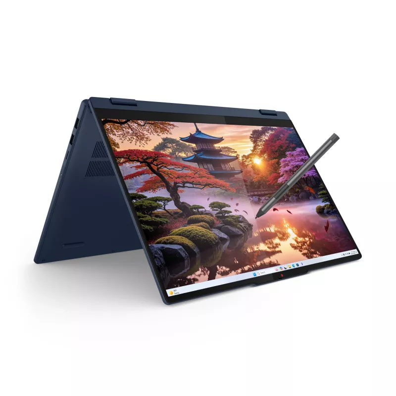 Lenovo IdeaPad 5 2-in-1 16AKP10 Copilot+ PC AMD Ryzen™ AI 5 340 Hübriid (2-in-1) 40,6 cm (16 tolli) Puutetundlik WUXGA 16 GB LPDDR5x-SDRAM 512 GB SSD Wi-Fi 7 (802.11be) Windows 11 Home Sinine