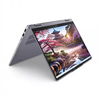 Lenovo IdeaPad 5 2-in-1 14AKP10 Copilot+ PC AMD Ryzen™ AI 5 340 Hübriid (2-in-1) 35,6 cm (14 tolli) puuteekraaniga WUXGA 16 GB LPDDR5x-SDRAM 512 GB SSD Wi-Fi 7 (802.11be) Windows 11 Home hall