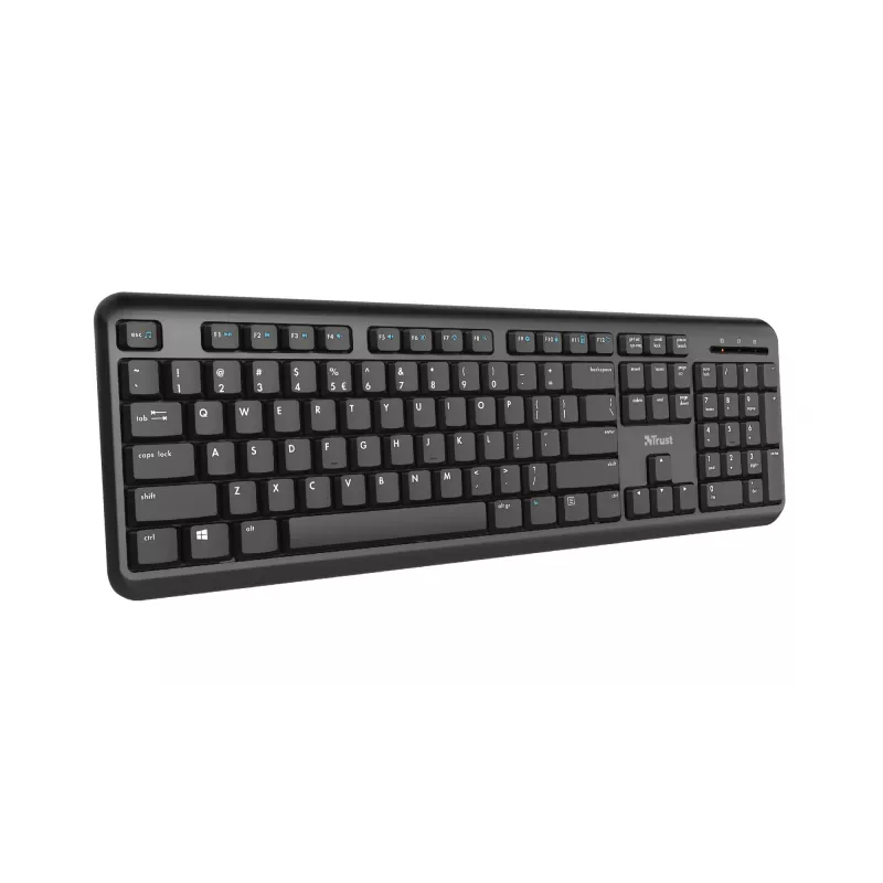 Trust TK-350 klaviatuur kontor RF juhtmevaba QWERTZ Saksa must