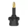 Hama 00205178 pistikuadapter ODT Toslink 3,5 mm Must
