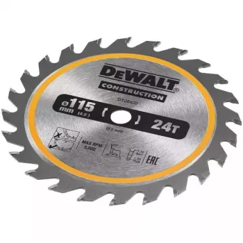 DeWALT DT20420-QZ ketassaeketas 11,5 cm puidule