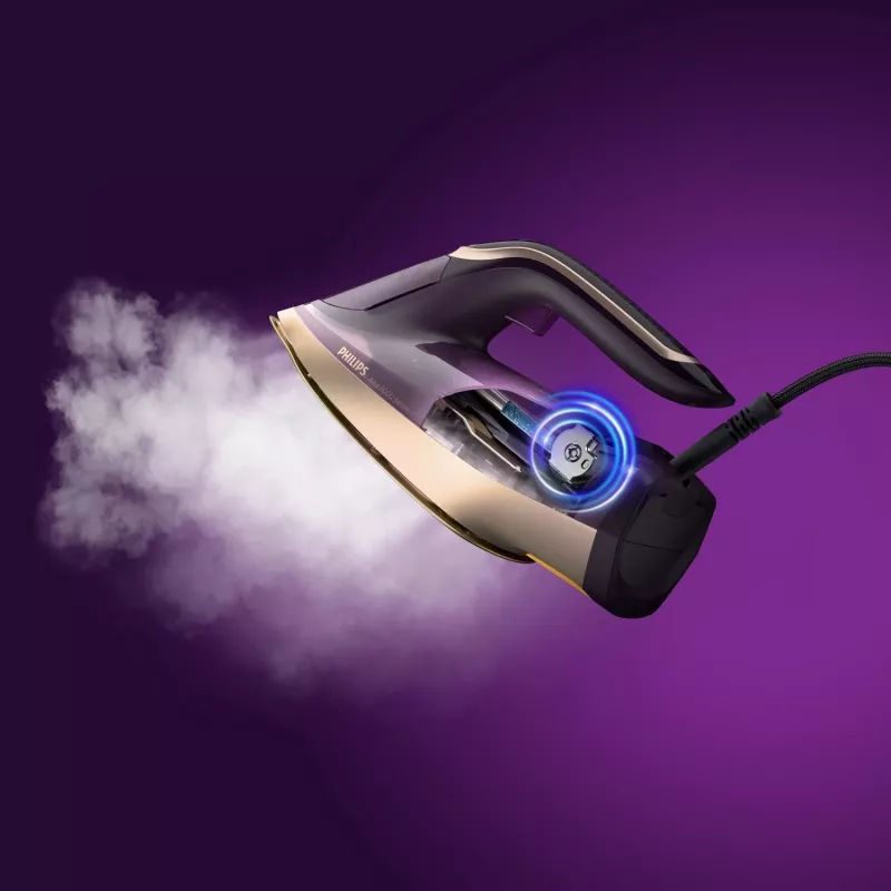 Aurutriikraud Philips DST8040/30 — 3000 W, 0,35 L paak, SteamGlide Elite tallatüüp, vertikaalne aur