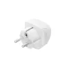 Hama 00223456 toitepistikupesa adapter, tüüp E/F hübriid, universaalne, valge