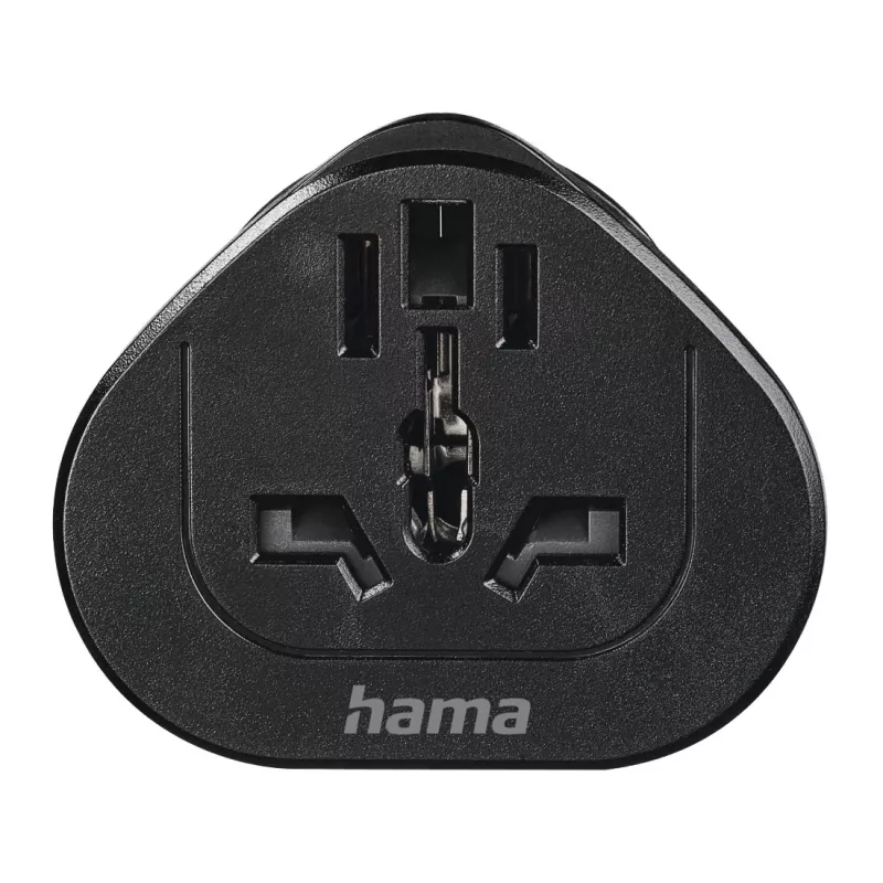 Hama 00223454 toitepistiku adapter tüüp E/F hübriid universaalne Must