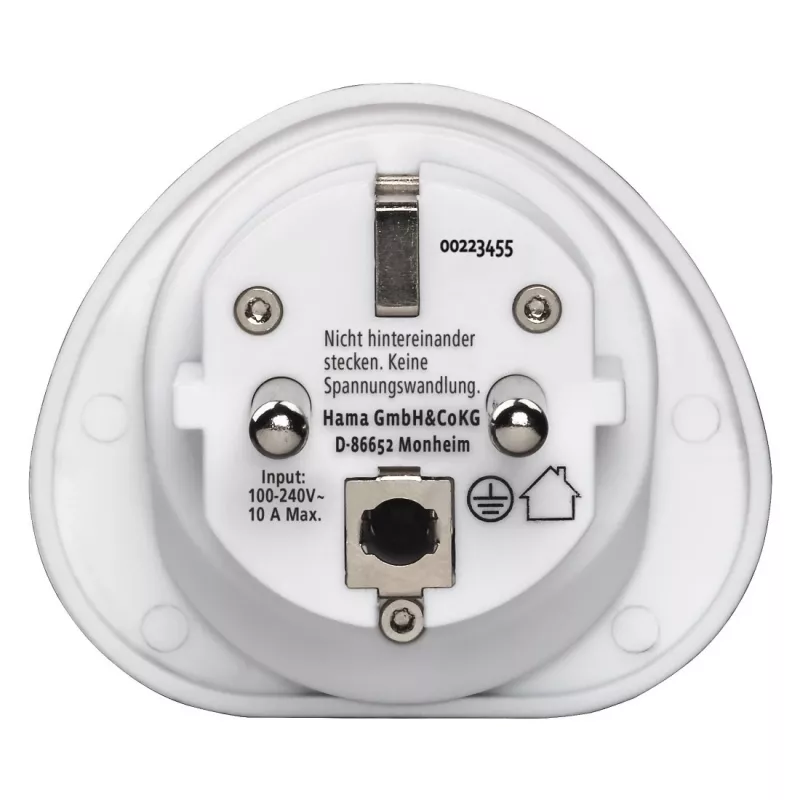 Hama 00223455 toitepistiku adapter universaalne valge