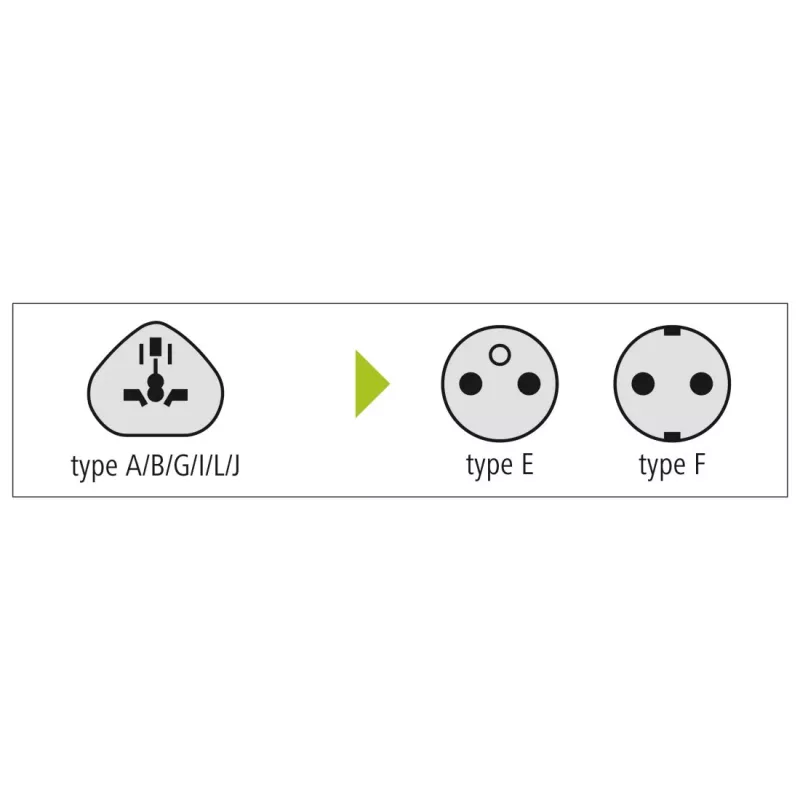 Hama 00223455 toitepistiku adapter universaalne valge