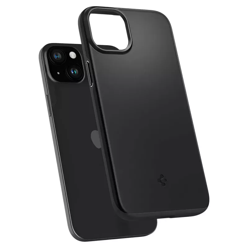 Kate Spigen ACS06776 iPhone 15 jaoks 15,5 cm must