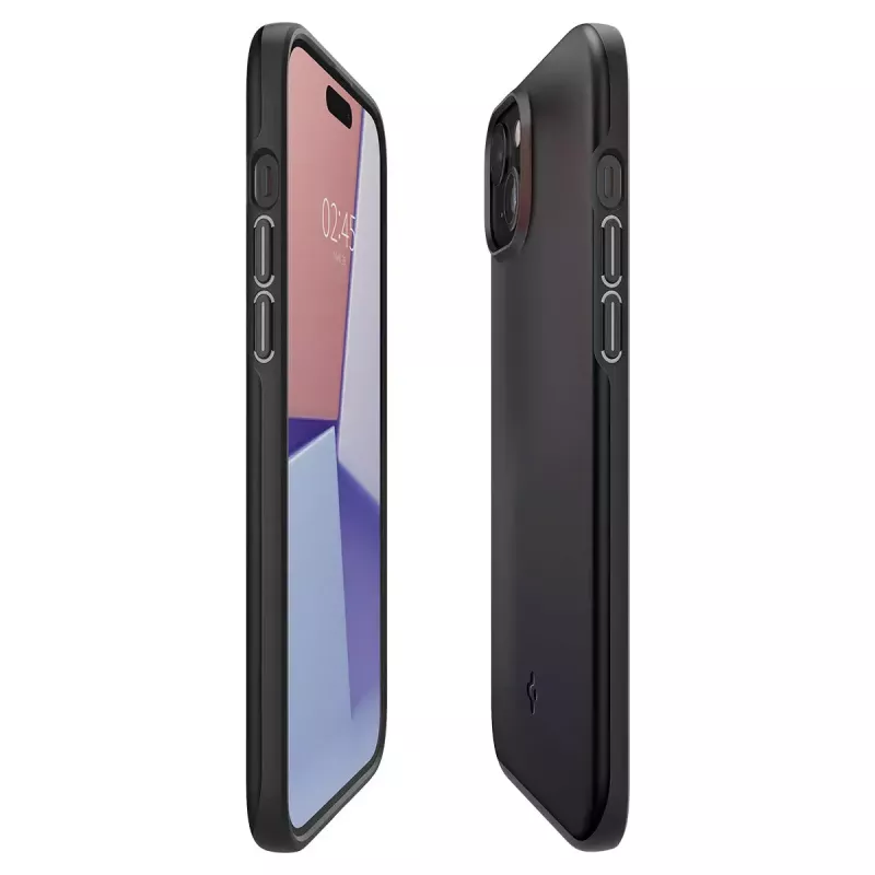 Kate Spigen ACS06776 iPhone 15 jaoks 15,5 cm must