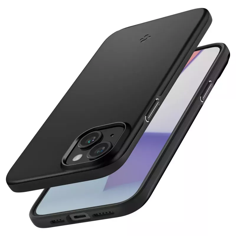 Kate Spigen ACS06776 iPhone 15 jaoks 15,5 cm must