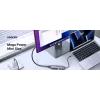 USB USB-C jaotur UGREEN 20956A koos HDMI ja USB 3.0-ga, 5 Gbps, 4K 3840x2160, hõbedane