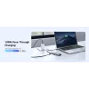 USB USB-C jaotur UGREEN 20956A koos HDMI ja USB 3.0-ga, 5 Gbps, 4K 3840x2160, hõbedane
