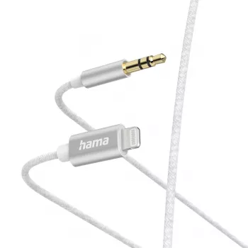 Valgustuskaabel Hama 00201522 1m Valge Lightning 3,5mm
