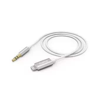Valgustuskaabel Hama 00201522 1m Valge Lightning 3,5mm