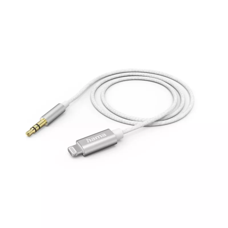 Valgustuskaabel Hama 00201522 1m Valge Lightning 3,5mm