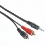 Helikaabel Hama 00205107 5m 3.5mm 2xRCA Isane Must Punane