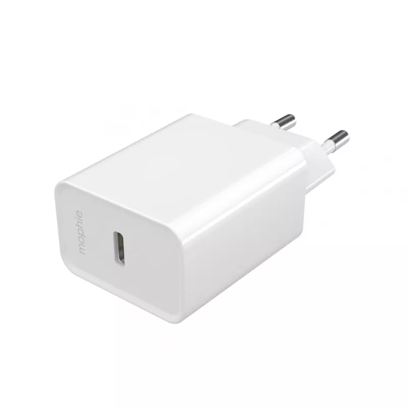 mophie essentials 20W USB-C PD seinadapter Universal Valge AC Kiirlaadimine Toasiseselt