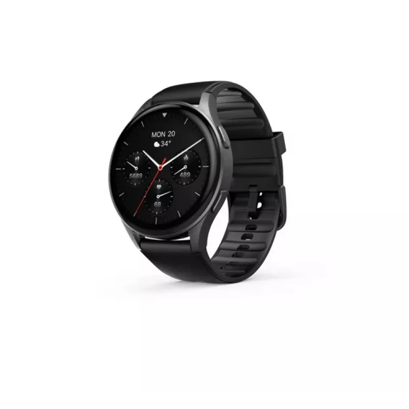 Hama Smartwatch 8900 3.63 cm (1.43 tolli) AMOLED 45 mm digitaalne 466 x 466 pikslit puuteekraan must GPS (satelliit)
