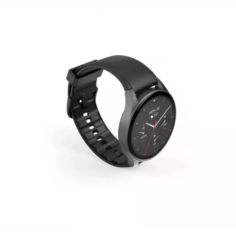 Hama Smartwatch 8900 3.63 cm (1.43 tolli) AMOLED 45 mm digitaalne 466 x 466 pikslit puuteekraan must GPS (satelliit)