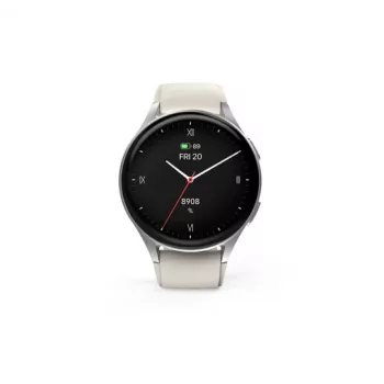 Hama Smartwatch 8900 3,35 cm (1,32 tolli) AMOLED 42 mm digitaalne 466 x 466 pikslit puuteekraan hõbedane GPS (satelliit)