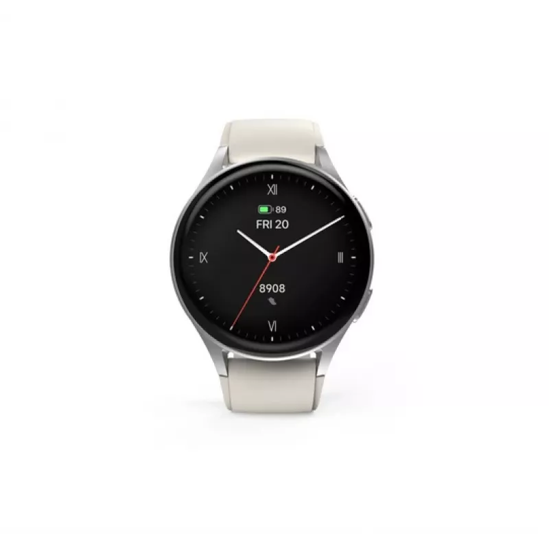 Hama Smartwatch 8900 3,35 cm (1,32 tolli) AMOLED 42 mm digitaalne 466 x 466 pikslit puuteekraan hõbedane GPS (satelliit)