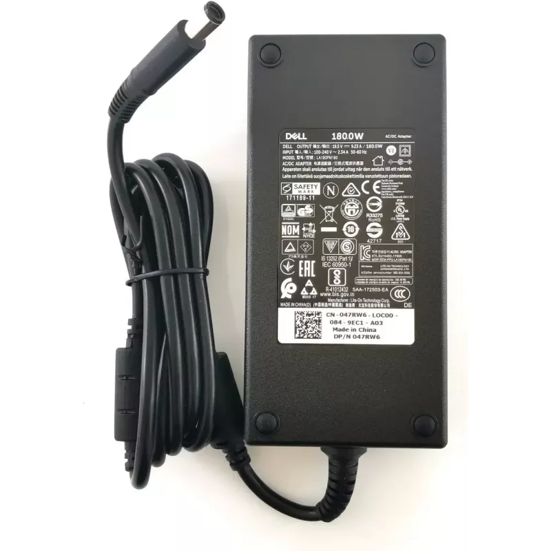 DELL 47RW6 toiteadapter Sisetingimustesse 180 W