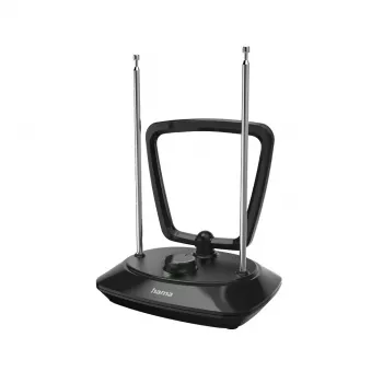 Indoor antenna Hama Classic 2m kaabel Must 105x150x195mm