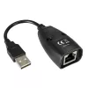 Techly IUSB-EXTENDTY5 kaablisoolis USB RJ-45 Must