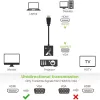 Techly kaabliadapter HDMI-VGA must 0,1 m 1920x1200 60 Hz