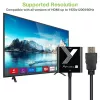 Techly kaabliadapter HDMI-VGA must 0,1 m 1920x1200 60 Hz
