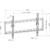 Techly ICA-PLB 261L TV seinaalus / alus 177.8 cm (70 tolli) Must