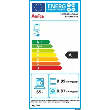 Sisseehitatav ahi Amica EB7541H FINE, elektriahi