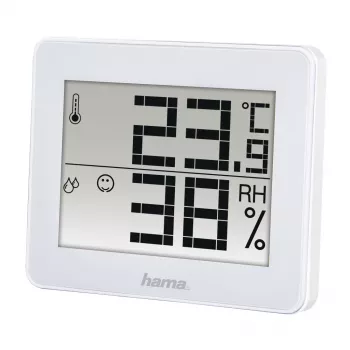 Digitaalne termomeeter hügromeeter Hama TH-130 valge