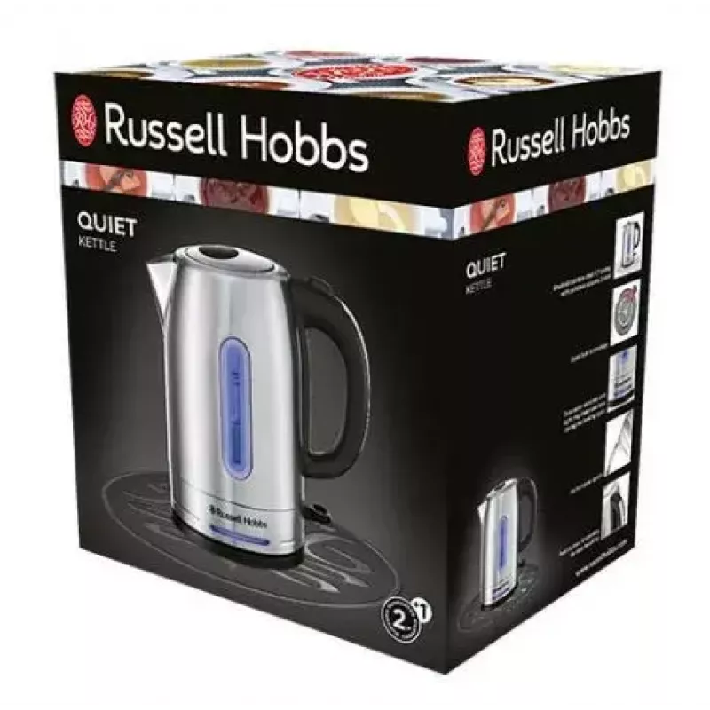 Elektriline veekeetja Russell Hobbs 1,7 L 2400 W roostevaba teras, veetaseme indikaator, 360° alus