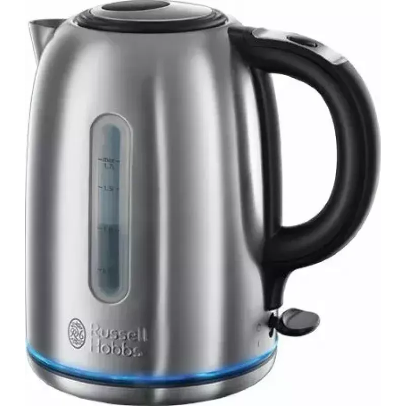 Elektriline veekeetja Russell Hobbs 1,7 L 2400 W roostevaba teras, veetaseme indikaator, 360° alus