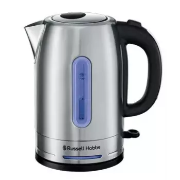 Elektriline veekeetja Russell Hobbs 1,7 L 2400 W roostevaba teras, veetaseme indikaator, 360° alus