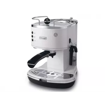 Espressomasin De’Longhi ECO 311.W — käsitsijuhitav 15 bar, 1,4 l veepaak, 2 tassi, soojashoidmine, köögiletil