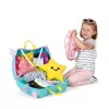 Kohver Trunki Una the Unicorn 4 ratast 18L Roosa Türkiissinine Kollane